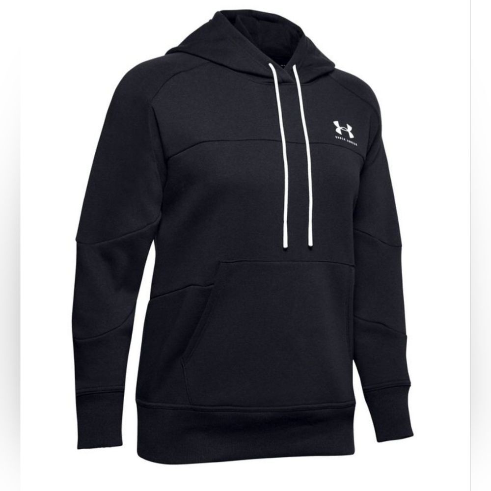 NWT Women's Hooded Sweatshirt Rival Fleece Color Block by Under Armour Size L